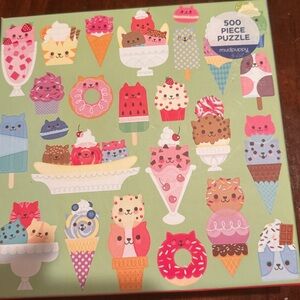 Mudpuppy 500 Piece Puzzle - Cute Dessert Animals